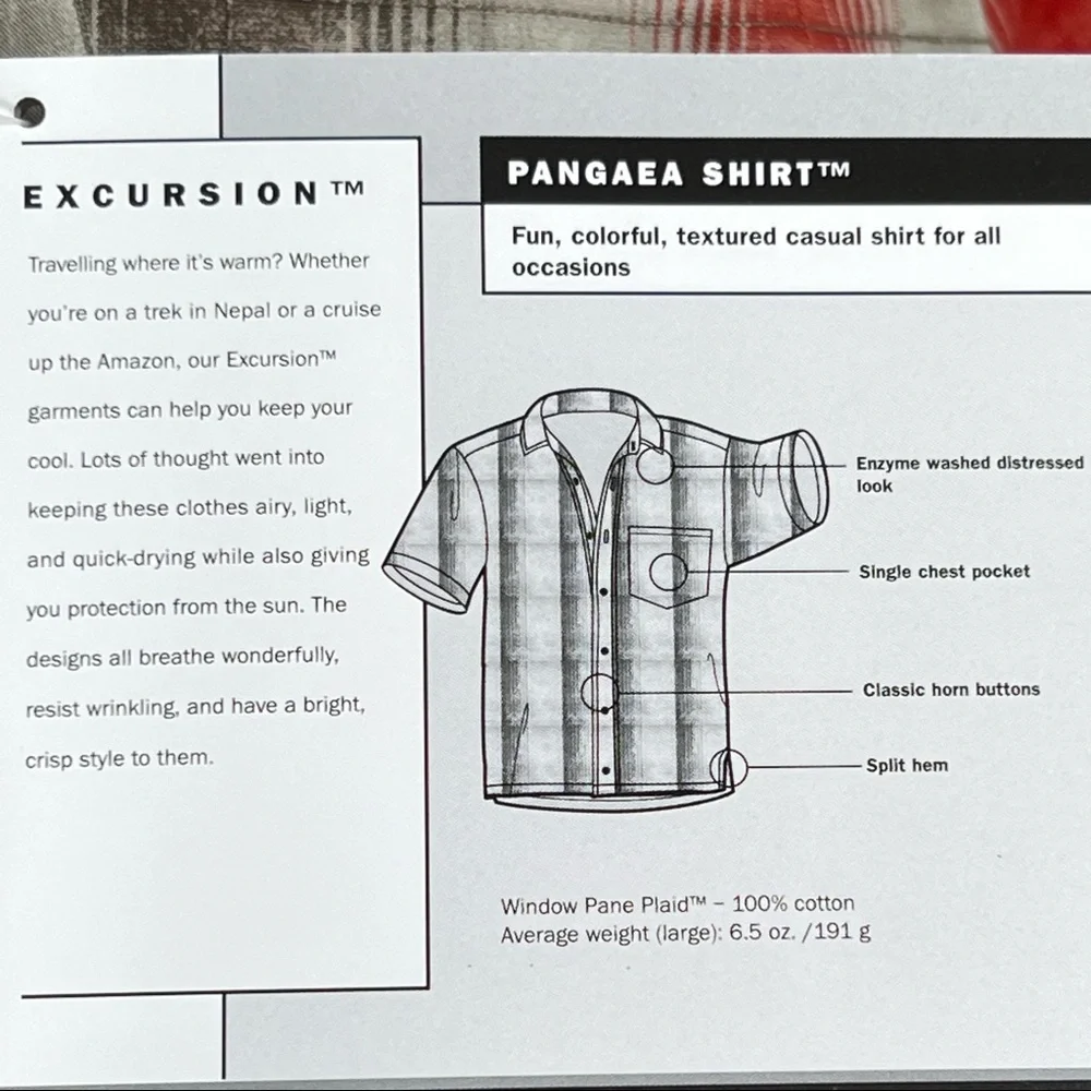 Mountain Hardwear Men’s Pangaea Shirt Large NWT